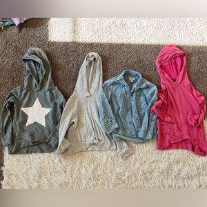 Set of 11 5t girls jacket sweater hoodie bundle
